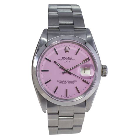 Rolex oyster perpetual pink face